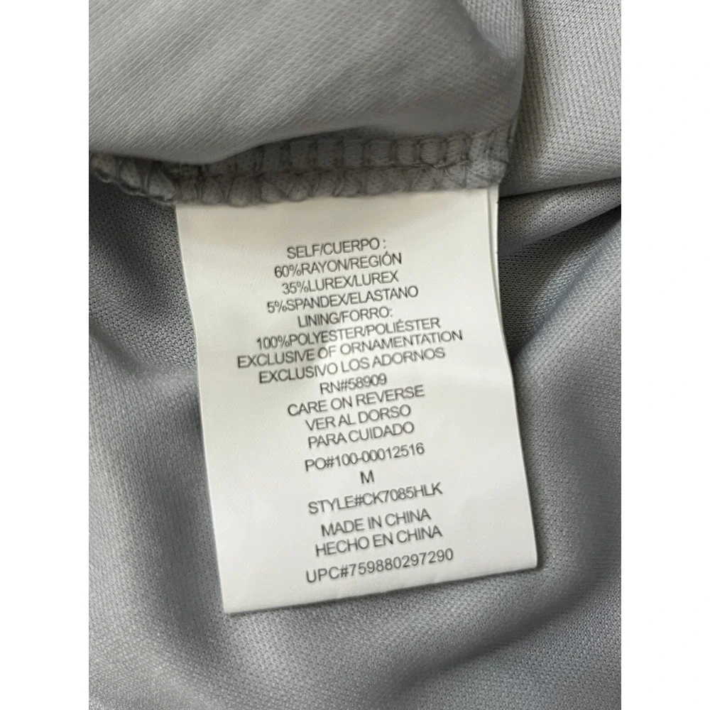 NWT!  Girl's Medium Copper Key Gray Silver Glitter A Line Knit Dress